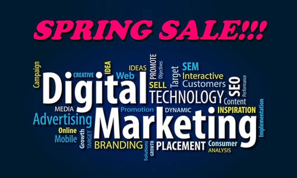 Spring Sale on Website Services