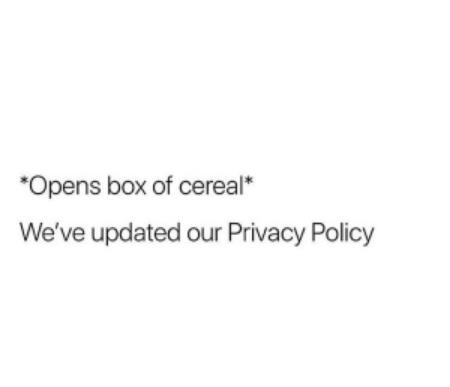We've Update our Privacy Policy