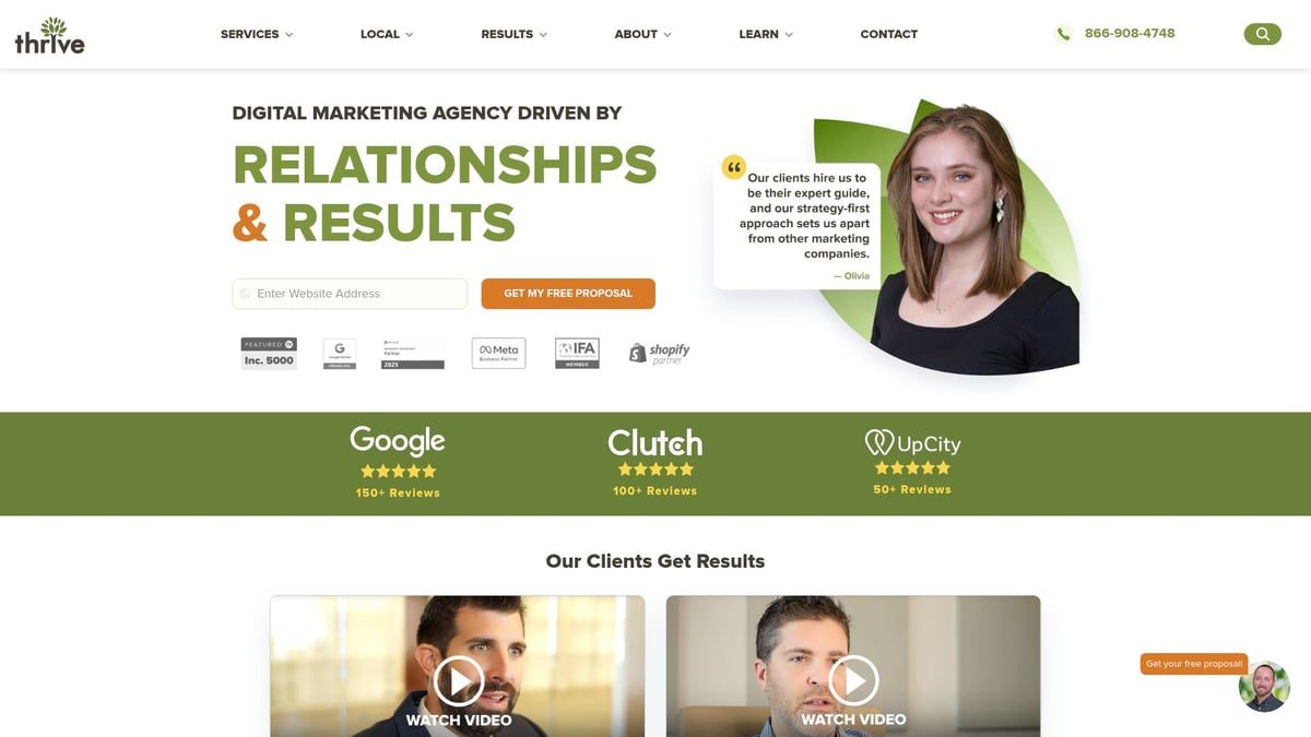 9 Essential Top Local SEO Firms to Boost Your Business in 2026 - Thrive Internet Marketing Agency