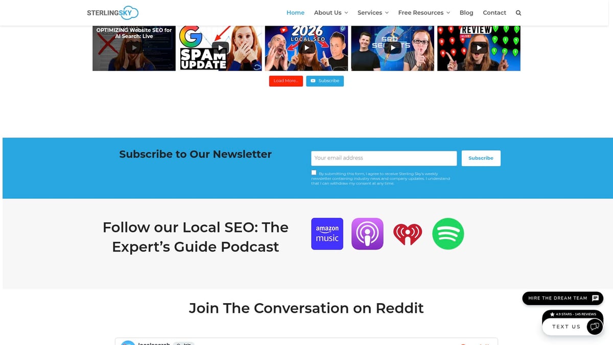 9 Essential Top Local SEO Firms to Boost Your Business in 2026 - Sterling Sky